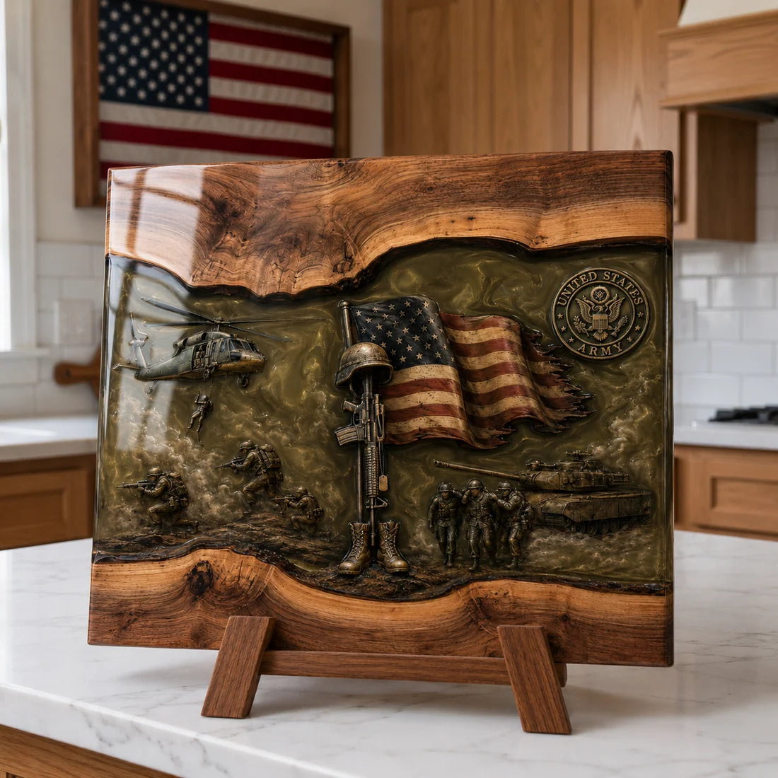 Handmade Veteran Cutting boards