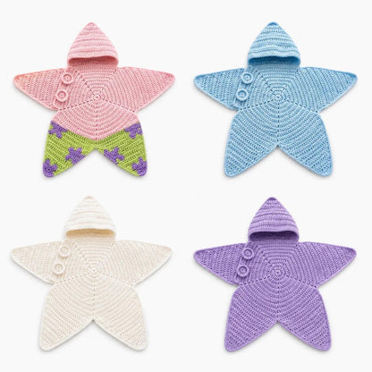 Handmade Crochet Baby Star Onesie