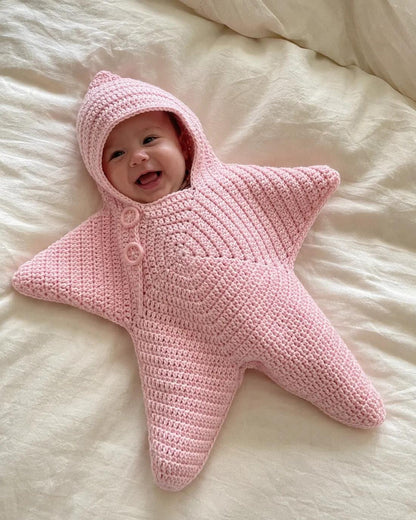 Handmade Crochet Baby Star Onesie